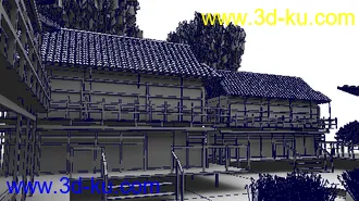 3D打印模型和风庭院的图片