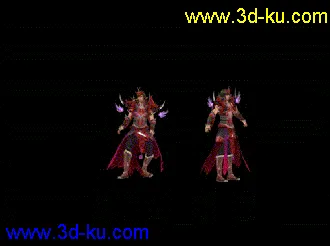 魔修 男 装备01模型赋燕翻动作呈焰丽帖国的图片