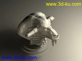 牛头酋长的牛头，高精模型的图片