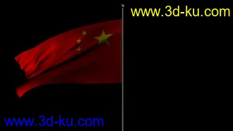 3D打印模型红旗飘飘的图片