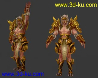 体修 男 装备01模型 带动作呈金刚帖图的图片