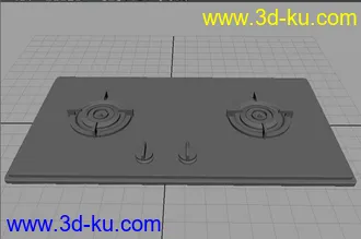 3D打印模型简易实用燃气灶的图片