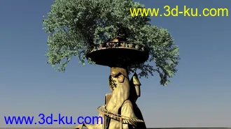 3D打印模型树屋的图片