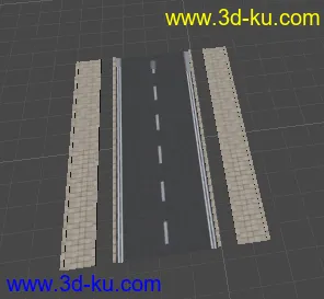 3D打印模型道路系列 贴图的话表示不会 所以没有的图片