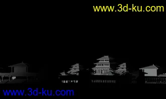 3D打印模型阿房宫整理加细节、做动画需要用到的好场景的图片