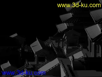 3D打印模型阿房宫整理加细节、做动画需要用到的好场景的图片