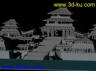 3D打印模型阿房宫整理加细节、做动画需要用到的好场景的图片