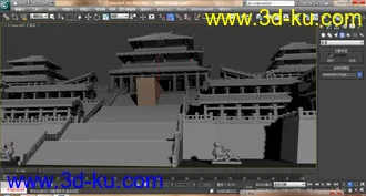 3D打印模型阿房宫整理加细节、做动画需要用到的好场景的图片