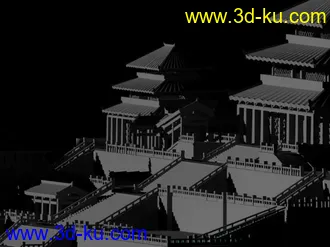 3D打印模型阿房宫整理加细节、做动画需要用到的好场景的图片