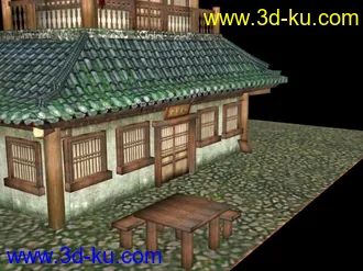 3D打印模型双层小阁楼的图片