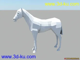 3D打印模型一匹马的图片