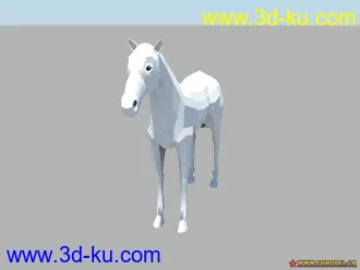 3D打印模型一匹马的图片