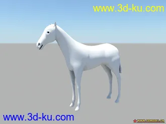 3D打印模型一匹马的图片