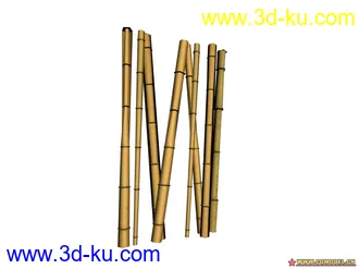 3D打印模型装饰竹子的图片