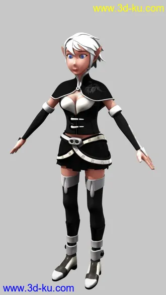 3D打印模型游戏战士的图片