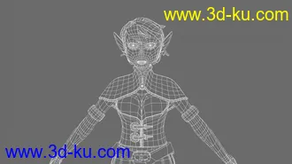 3D打印模型游戏战士的图片