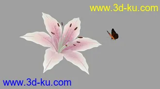 3D打印模型花开的图片