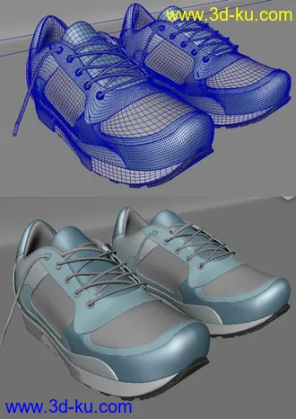 3D打印模型运动鞋的图片