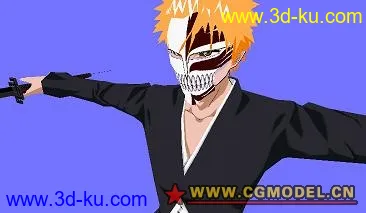 Ichigo Bankai Tposed模型的图片1