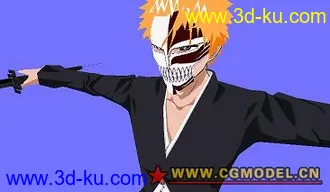 3D打印模型Ichigo Bankai Tposed的图片