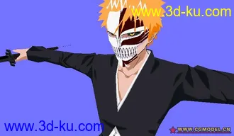 3D打印模型Ichigo Bankai Tposed的图片