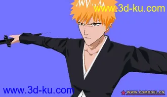 3D打印模型Ichigo Bankai Tposed的图片