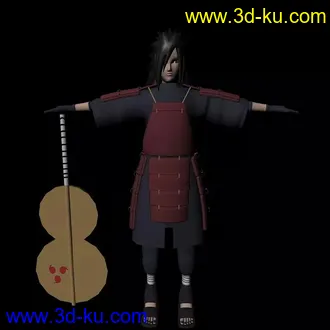 3D打印模型火影忍者，宇智波斑的图片