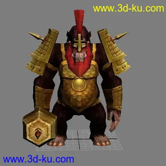 3D打印模型天龙八部金刚猿的图片