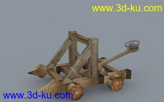 3D打印模型投石机 带动画的图片