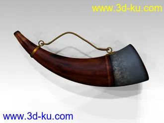 3D打印模型古代的号角的图片
