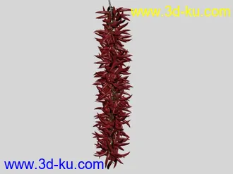 3D打印模型辣椒一串的图片