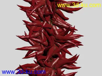 3D打印模型辣椒一串的图片