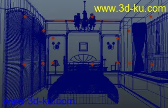 3D打印模型真实室内的图片