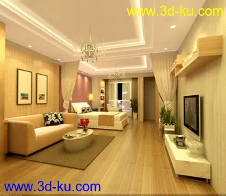 3D打印模型室内小户型的图片