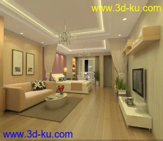 3D打印模型室内小户型的图片