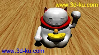 3D打印模型招财猫的图片