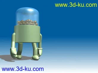 3D打印模型广告动画胶囊小人的图片