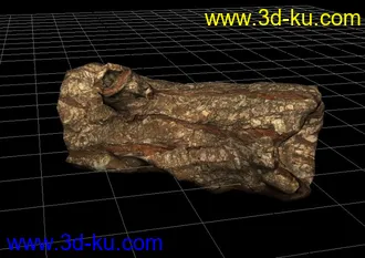 3D打印模型自己做的一个空心树桩MAYA2012,OBJ的图片