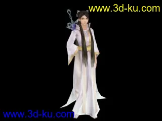 3D打印模型陆雪棋舞剑(包含动画)的图片