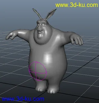 兔子模型绑定的图片