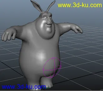 兔子模型绑定的图片