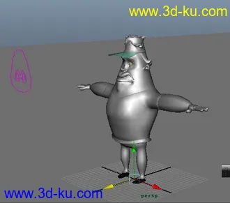 3D打印模型Sergi卡通人物男的图片
