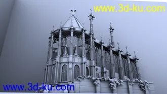 3D打印模型一个精细的场景，希望多久大家喜欢的图片