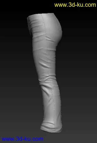 3D打印模型三条裤子一件上衣的图片
