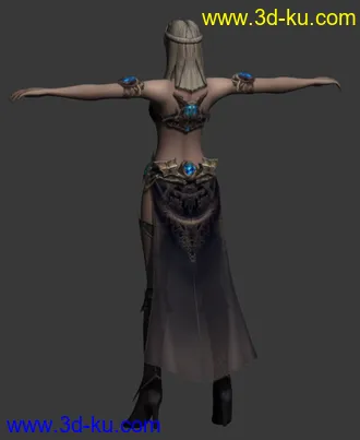 3D打印模型SUN奇迹世界_女法师_精品_高清贴图的图片