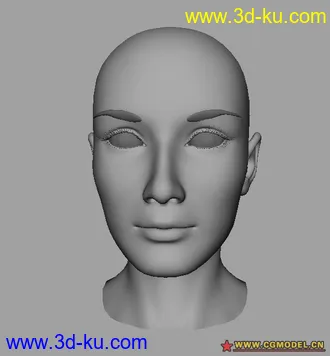 3D打印模型女人头部的图片