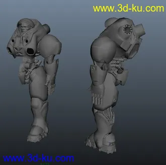 3D打印模型星际争霸-人类枪兵的图片