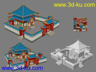 游戏建筑模型的图片
