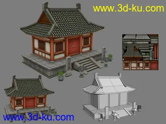 游戏建筑模型的图片