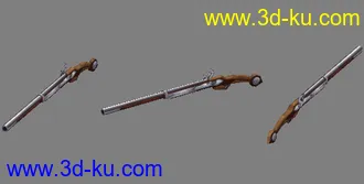 3D打印模型一组枪械的图片